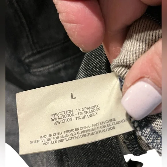 From Nine West Jeans denim 3 button front blazer - Picture 10 of 12